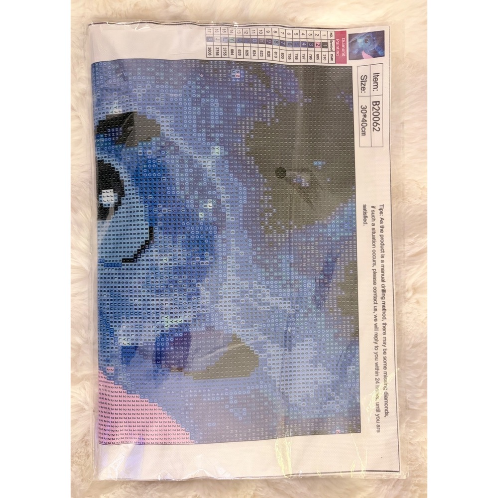 NEW Disney Stitch Diamond Art Anime Beginner‎ Painting Kit 30x40cm 12x16"